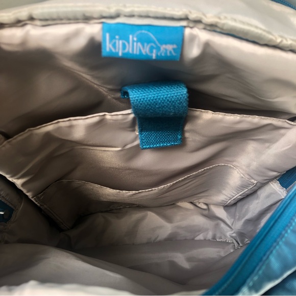 Kipling Backpack Metallic Blue - Picture 3 of 13
